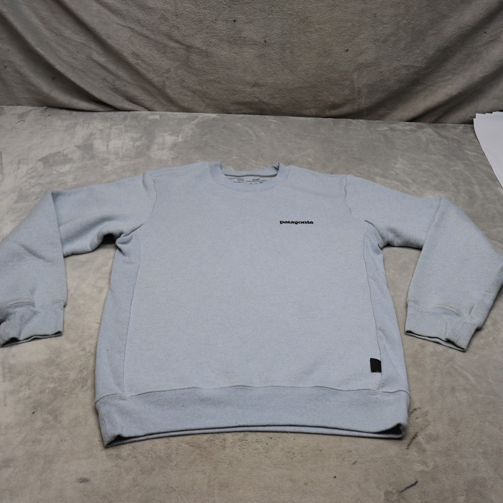 Patagonia Sweatshirt Women S Mens XS Blue P-6 Uprisal Crew‎ Fleece Pullover Y2K